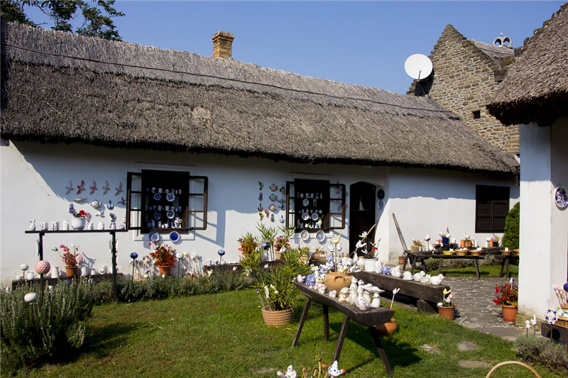 Casa traditionala dintr-un sat din Ungaria