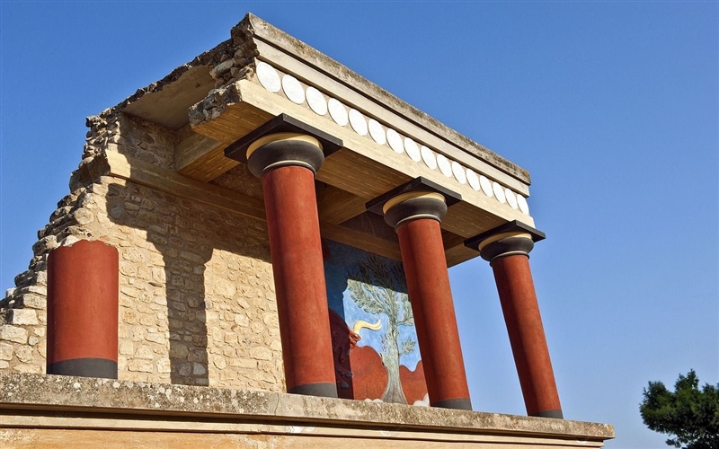 Ruinele Palatului Knossos, Creta