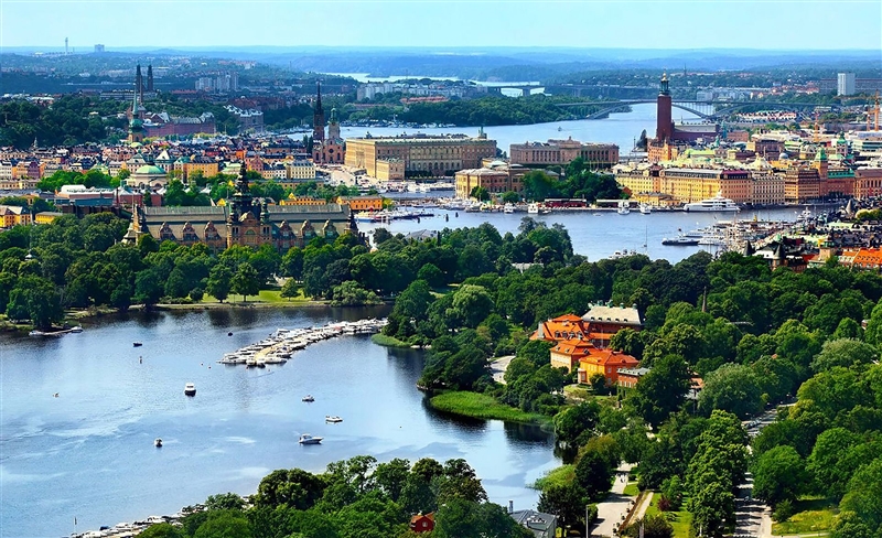 Panorama Stockholm, capitala Suediei