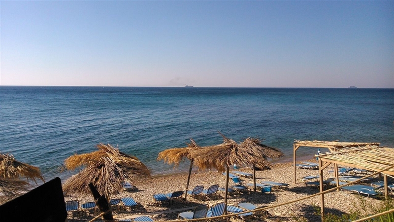 Plaja din insula Chios
