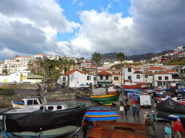 Peisaj din Camara de Lobos, sat pitoresc din Madeira